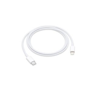 CABLE DE IPHONE Y IPAD USB C A LIGHTNING CERTIFICADO POR APPLE COMPATIBLE CON VERSION 5/6/7/8/X/11/12/13. WHITE