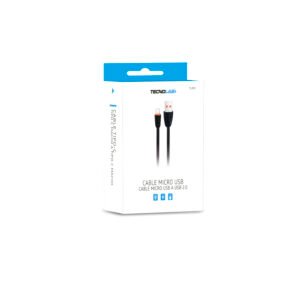 CABLE USB A MICRO USB 2. BLACK. 1 MT - BOX