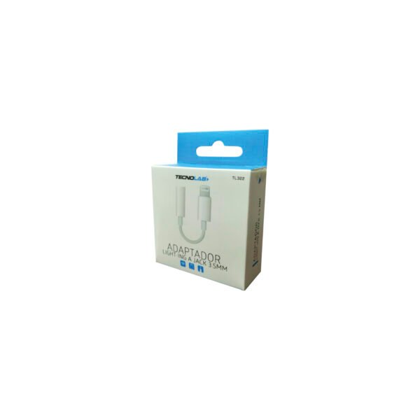 ADAPTADOR LIGHTNING A JACK 3.5MM CON BLUETOOTH TECNOLAB - Imagen 3