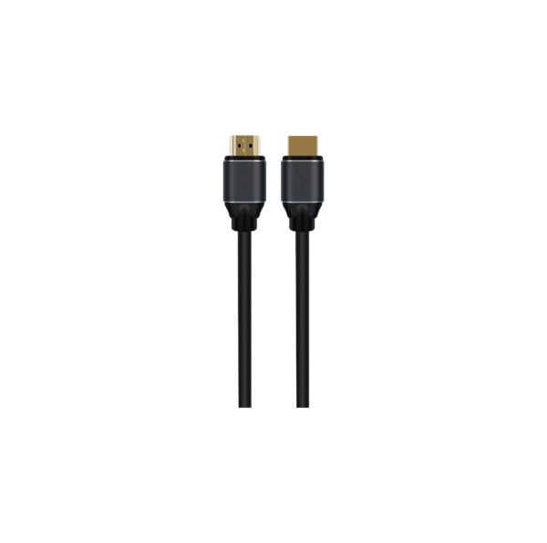 CABLE HDMI V2.0 - 4K, TERMINALES DORADOS, TRANSMISION EFICIENTE, 5M, MACHO-MACHO, CARCASA METALICA. TRENZADO