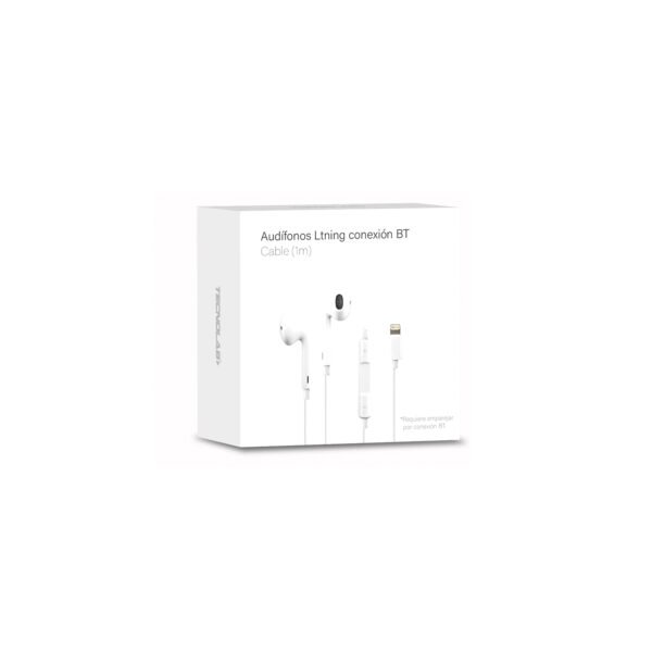 AUDÍFONOS LIGHTING BLUETOOTH COMPATIBLE CON IPHONE - Imagen 5