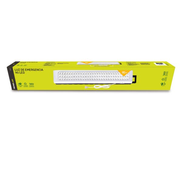 LAMPARA DE EMERGENCIA CON 90 LED, RECARGABLE - Imagen 2
