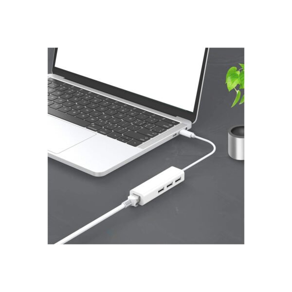 HUB USB-C - 3xUSB 2.0 / RJ45 - Imagen 2