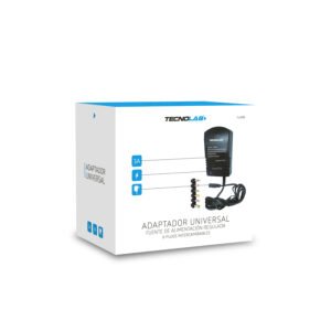 ADAPTADOR UNIVERSALTECNOLAB, 6 PLUGS INTERCAMBIABLES, ENTRADA: AC100V-240V 60/50HZ, SALIDA: DC3/4.5/6/7.5/9/12V