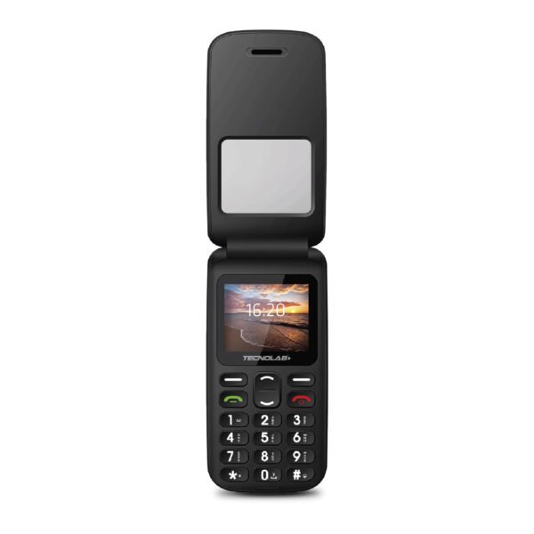 TELEFONO SENIOR 4G TECNOLAB, LINTERNA, CAMARA, RADIO FM, BT, SOS, BATERIA 600MAH, PANTALLA 1.77". BLUE. - Imagen 2