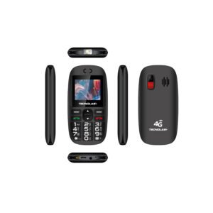 TELEFONO SENIOR PANTALLA 1,77 DUAL SIM 4G BLACK