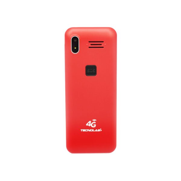 TELEFONO SENIOR 4G, PANTALLA 2.8", SIM DUAL, BOTON SOS, ENTRADA TIPO-C, CAMARA 0.3MP, BATERIA 1000MAH, MEMORIA 128 + 48MB. RED - Imagen 3