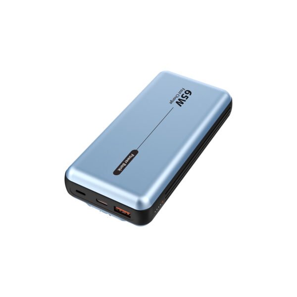 POWER BANK TECNOLAB 20000MAH 65W INCLUYE 2 CABLES 1 TIPO C Y 1 LIGHTNING - Imagen 4