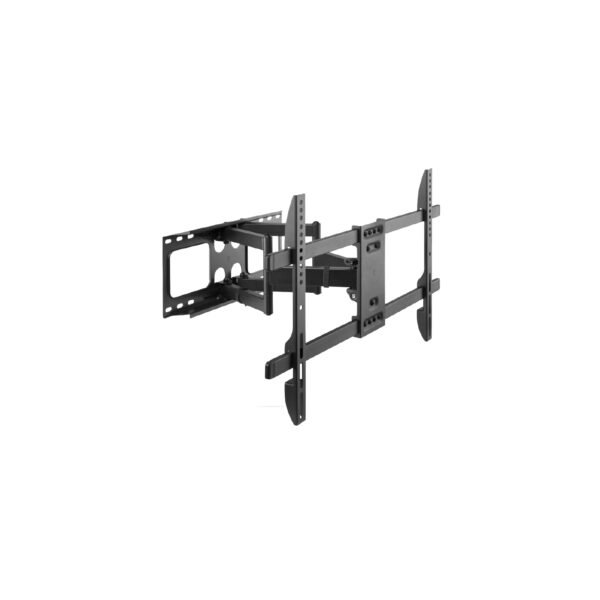 SOPORTE TV TECNOLAB PARED 37”-80”, CARGA 60KG, VESA 200X200-600X400MM, ACERO LAMINADO, TORNILLOS SEGURIDAD.