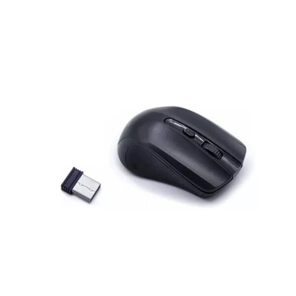 MOUSE INALAMBRICO TECNOLAB OPTICO 2.4 GHZ, 1000 DPI - 4 BOTONES-  DISEÑO ERGONOMICO, 1000 DPI, HASTA 5 MILLONES DE CLICKS.