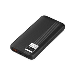 POWER BANK TECNOLAB 10000MAH 22,5W INCLUYE 2 CABLES -  TIPO C Y LIGHTNING - BLACK