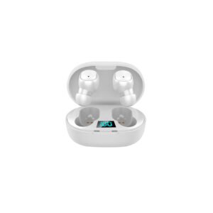 AUDIFONOS TECNOLAB, FRECUENCIA 20HZ-20KHZ, BATERIA DE 30MAH, 3H DE USO, RANGO INALAMBRICO 10M. WHITE