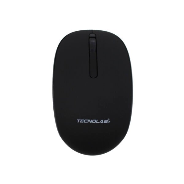 MOUSE BLUETOOTH TECNOLAB + 2.4GHZ, 1000 DPI, 3 BOTONES, PILAS AA, SENSOR LUZ ROJA LED, DISTANCIA 10M. BLACK