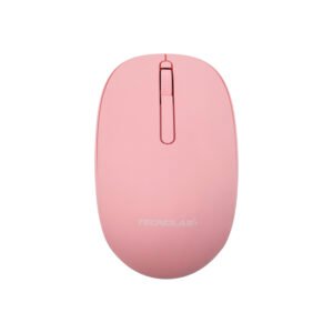 MOUSE BLUETOOTH TECNOLAB + 2.4GHZ, 1000 DPI, 3 BOTONES, PILAS AA, SENSOR LUZ ROJA LED, DISTANCIA 10M. PINK