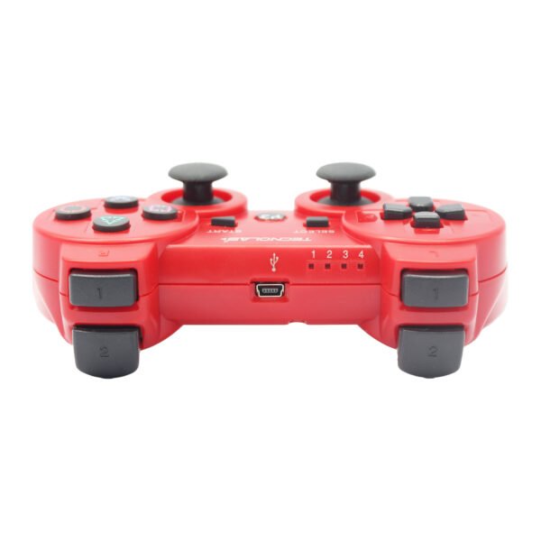 CONTROL PLAY STATION 3 DUAL SHOCK BLUETOOTH WIRELESS CON ENTRADA RED - Imagen 2