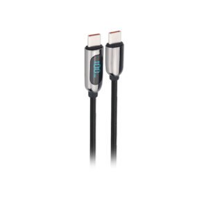 CABLE CON PANTALLA LED 100W TRENZADO - 2 METROS Tipo-C