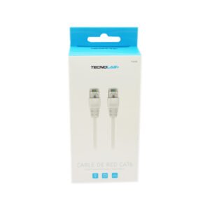 CABLE UTP CAT 6 - VELOCIDAD 10Gbps , 250Mhz.- 2 Metros