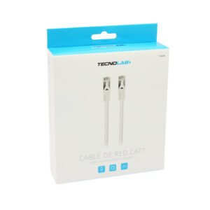 CABLE UTP CAT 7 -  VELOCIDAD 10Gbps, 600Mhz-  5 Metros