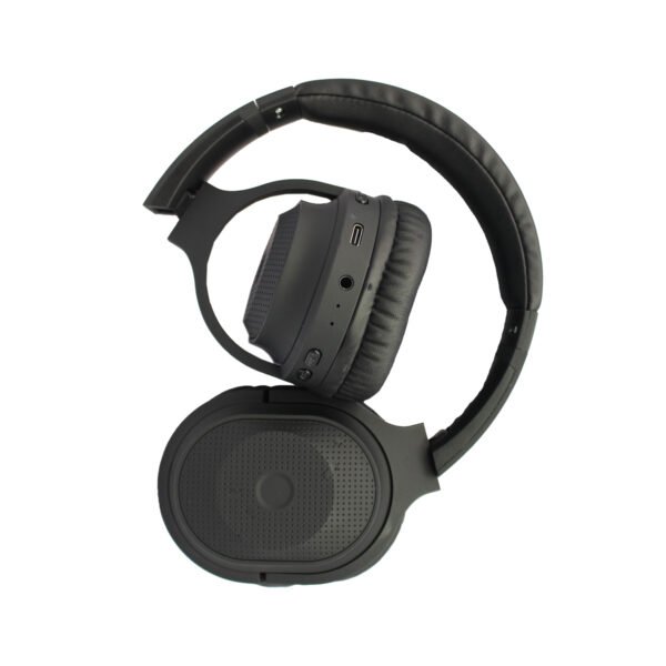 AUDIFONOS TECNOLAB BT 5.3, BATERIA 200MAH, CONTROL TOUCH, RADIO FM, MICRO SD, CARGA TIPO-C, 5-6H REPRODUCCION. BLACK - Imagen 3