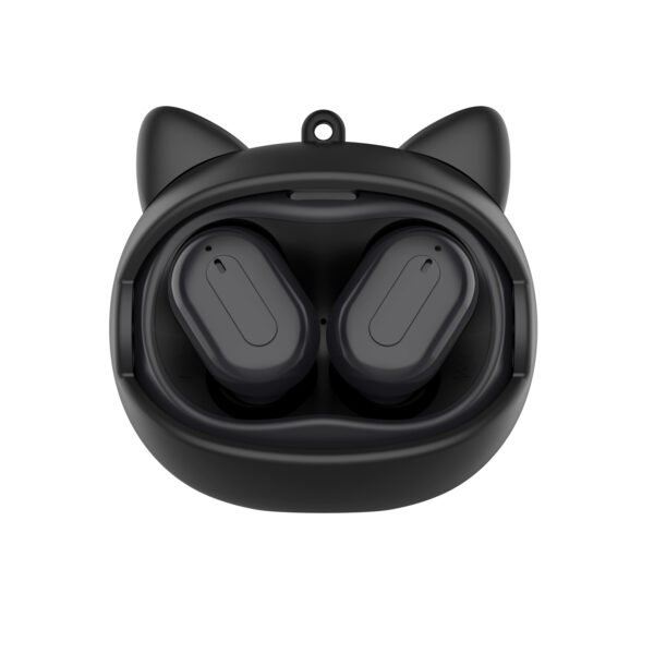 AUDIFONOS TECNOLAB FLIP GATO -INALAMBRICOS BT, CARGA TIPO C, 200MAH, 10H REPRODUCCION, 10M ALCANCE, 2H CARGA. - Imagen 5