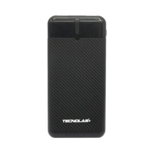 POWER BANK TECNOLAB, BATERIA LITIO 10000MAH, PD 22.5W, PROTECCION SOBRECARGA, AMPLIA COMPATIBILIDAD. BLACK