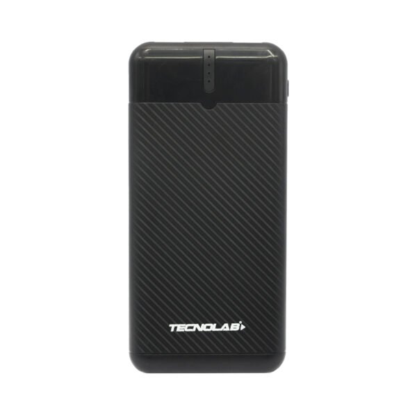 POWER BANK TECNOLAB, BATERIA LITIO 10000MAH, PD 22.5W, PROTECCION SOBRECARGA, AMPLIA COMPATIBILIDAD. BLACK
