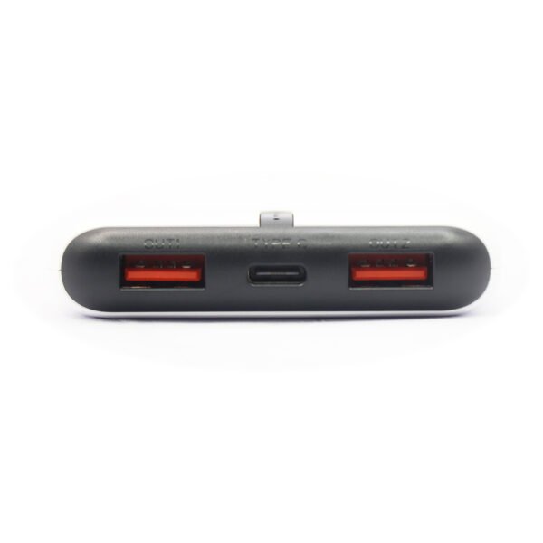 POWER BANK TECNOLAB, BATERIA LITIO 10000MAH, PD 22.5W, PROTECCION SOBRECARGA, COMPATIBILIDAD AMPLIA. WHITE - Imagen 2