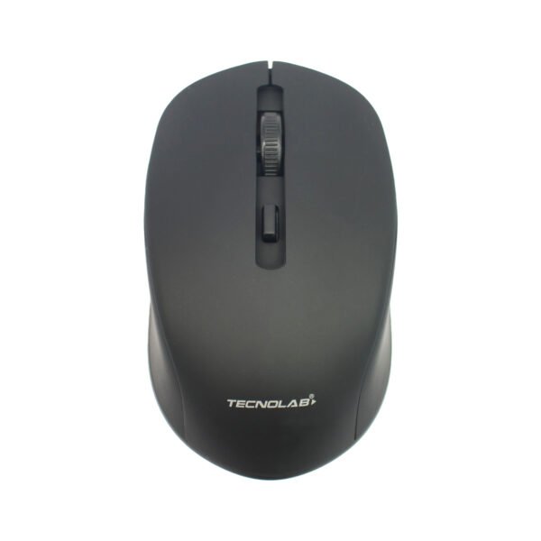 MOUSE INALAMBRICO   2.4G+BT   TECNOLAB BLACK CARGA TIPO C - Imagen 2