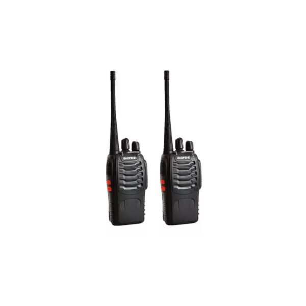 KIT DOBLE RADIO TRANSMISOR WALKIE TALKIE BAOFENG MODELO BF-888S INCLUYE 2 AURICULARES