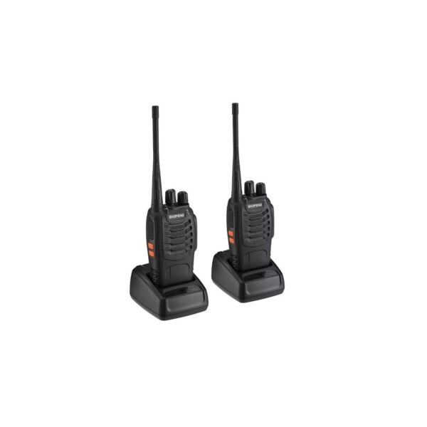 KIT DOBLE RADIO TRANSMISOR WALKIE TALKIE BAOFENG MODELO BF-888S INCLUYE 2 AURICULARES - Imagen 2