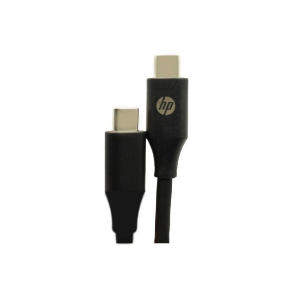 CABLE HP USB-C A TIPO C CARGA RAPIDA HASTA 60 W 20V/3A - TRANSMISION DATOS HASTA 5Gbps/s -1 METRO - Imagen 2