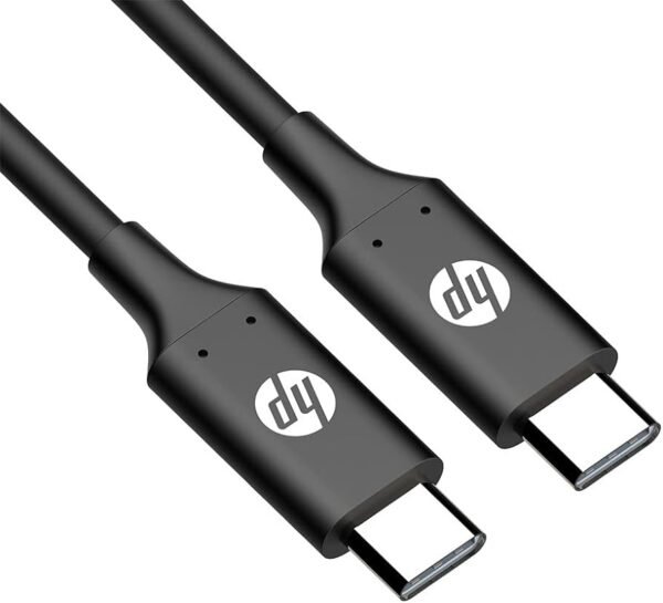 CABLE HP USB-C A TIPO C CARGA RAPIDA HASTA 60 W 20V/3A - TRANSMISION DATOS HASTA 5Gbps/s -1 METRO - Imagen 3