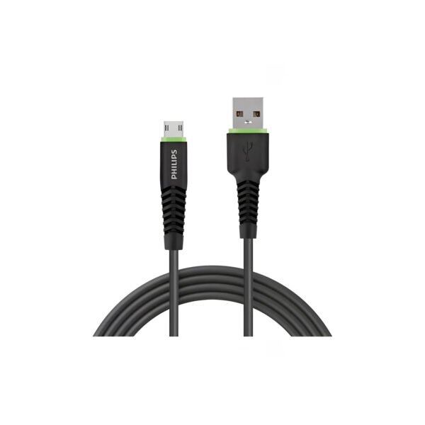 Philips CABLE USB A MICRO USB 1,2MT- BLACK