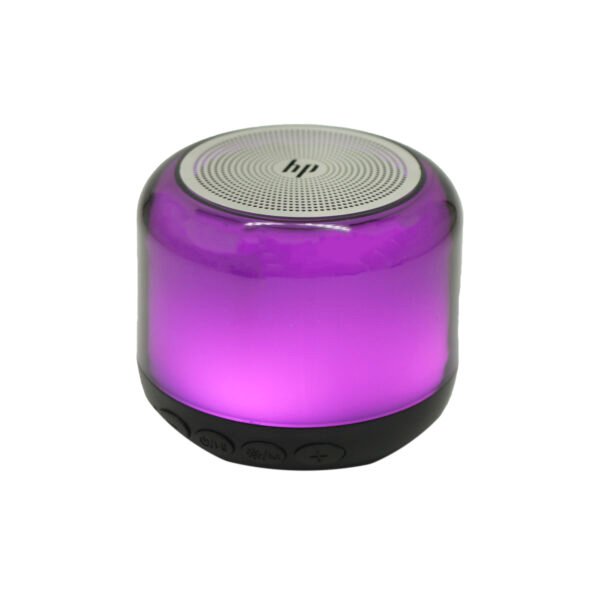 MINI PARLANTE HP INALAMBRICO, LUZ RGB, PORTATIL, TARJETA TF, BLUETOOTH 5.0, POTENCIA 5W, FRECUENCIA 60HZ-16KHZ, BATERIA 600MA. - Imagen 4