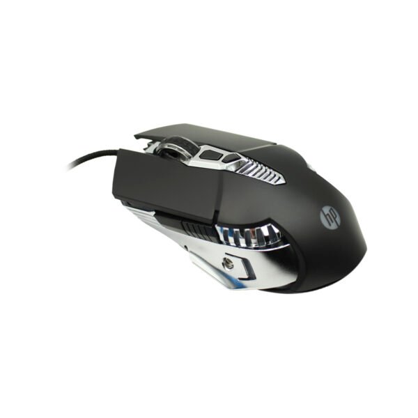 MOUSE HP G160, DISEÑO ERGONOMICO, 4 LUCES LED, CONECTOR USB, COLOR NEGRO.