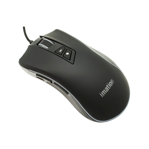 MOUSE IMATION IMGT290, 7200 DPI, 10M CLICKS, RGB LED 11 MODOS, 7 BOTONES, CABLE 1.7M, CONECTOR USB ORO.