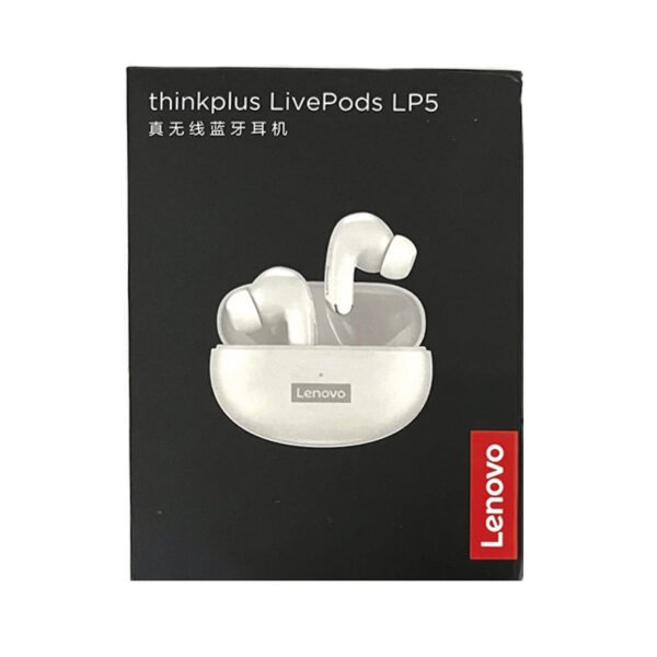 Lenovo - AUDIFONOS IN-EAR INALÁMBRICOS LP5 - WHITE (EAN:711) - Imagen 2