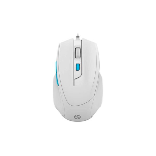 MOUSE GAMING HP, SEGUIMIENTO OPTICO PRECISO, DPI AJUSTABLE 1000-1600, CONSOLAS Y COMPUTADORAS PORTATILES. WHITE