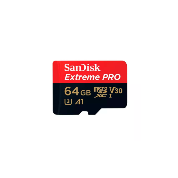 MEMORIA MICRO SD EXTREME PRO 64gb UHSI C/ADAPTADOR - C10/U3/V30  170MB/80MB- SANDISK - Imagen 3