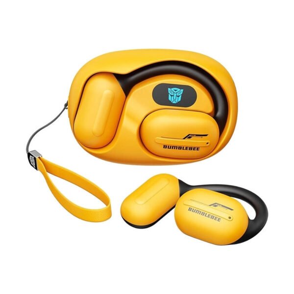 AURICULARES TRANSFORMERS TF-T20, SONIDO 8D, CHIP 5.3, CONDUCTOR 13MM, CARGA RAPIDA, CONTROL TACTIL. YELLOW