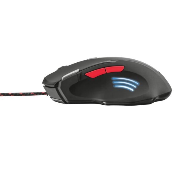 MOUSE TRUST CON PRECISION 2500 DPI, 7 BOTONES, BOTON DE DOBLE DISPARO, 4 COLORES DE ILUMINACION. - Imagen 4