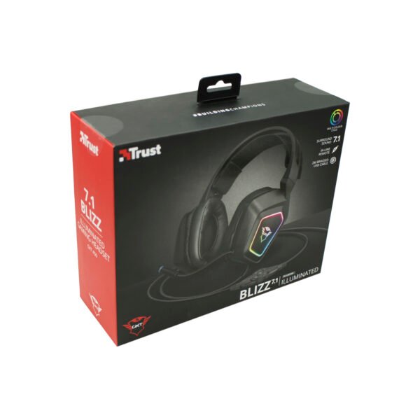 TRUST GXT 450 BLIZZ 7.1 AUDIFONOS GAMING SURROUND RGB + R6S