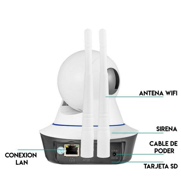 CAMARA DE SEGURIDAD WIFI. WHITE - Imagen 4