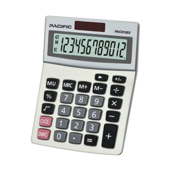 CALCULADORA ELECTRONICA PACIFIC DE 12 DIGITOS