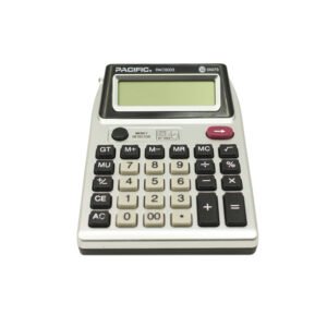 CALCULADORA ELECTRONICA PACIFIC, 12 DIGITOS, PANTALLA LCD - PILA AA INCLUIDA, LUZ UV.
