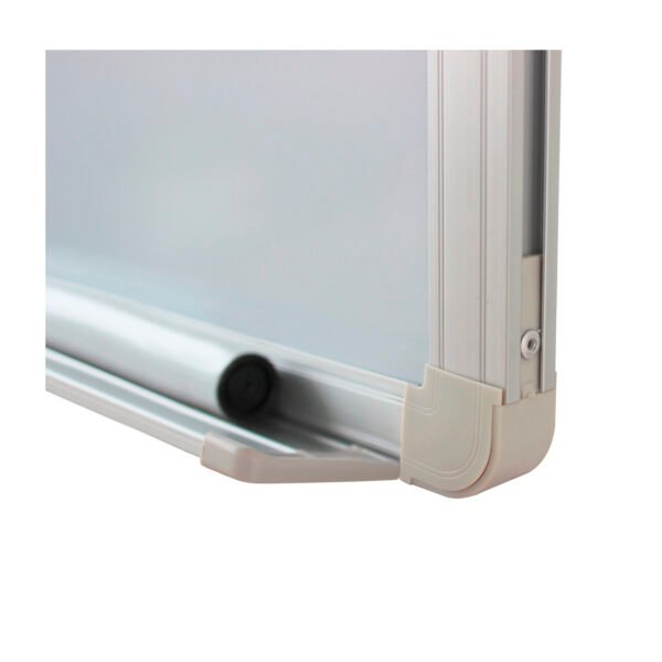 PACK DE 6 PIZARRAS MAGNETICAS BLANCA PACIFIC 120X80 CM, ACRILICO CON BORDES DE ALUMINIO, INCLUYE BORRADOR. - Imagen 2
