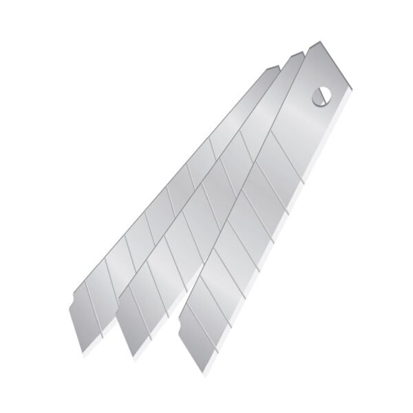PACK DE 10 CUCHILLAS PARA CUCHILLO CARTONERO PACIFIC, 10 UNIDADES, PARA CUCHILLOS DE 16CM X 18MM, CON GUIAS PARA CORTE. - Imagen 3