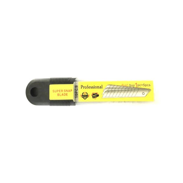 PACK DE 10 CUCHILLAS PARA CUCHILLO CARTONERO PACIFIC, 10 UNIDADES, PARA CUCHILLOS DE 16CM X 18MM, CON GUIAS PARA CORTE. - Imagen 4