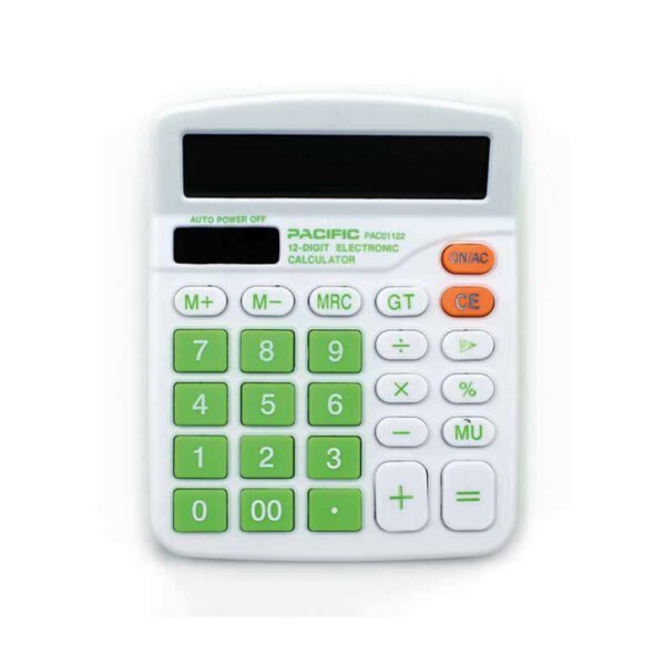 CALCULADORA ELECTRONICA PACIFIC DE 12 DIGITOS - GREEN - Imagen 3