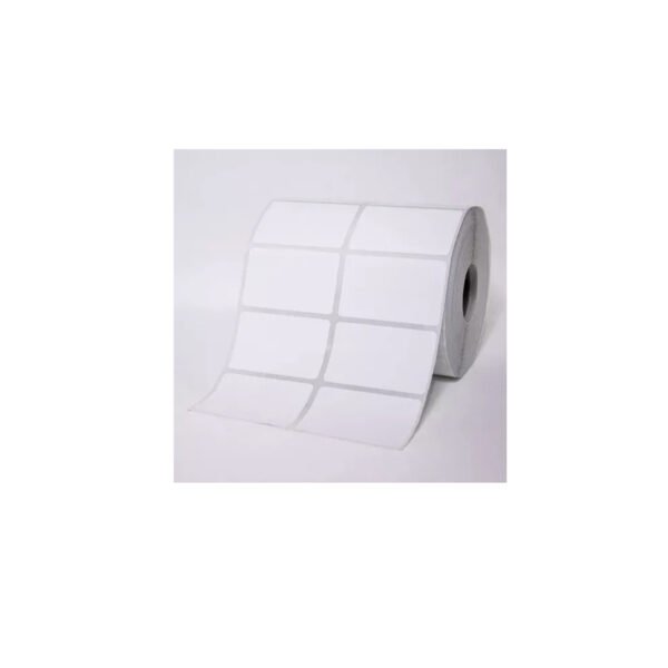 ROLLO 200 ETIQUETAS ADHESIVAS PACIFIC, BLANCO SEMI BRILLANTE, IMPERMEABLE, PARA CODIGOS DE BARRA. - Imagen 3
